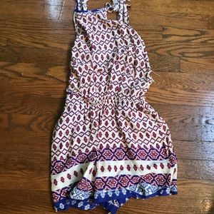 Cute high neck tie romper from Australia